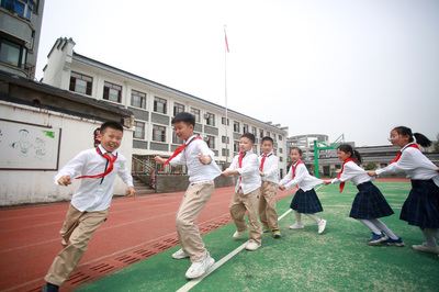 维扬实验小学:形式多样课间游戏